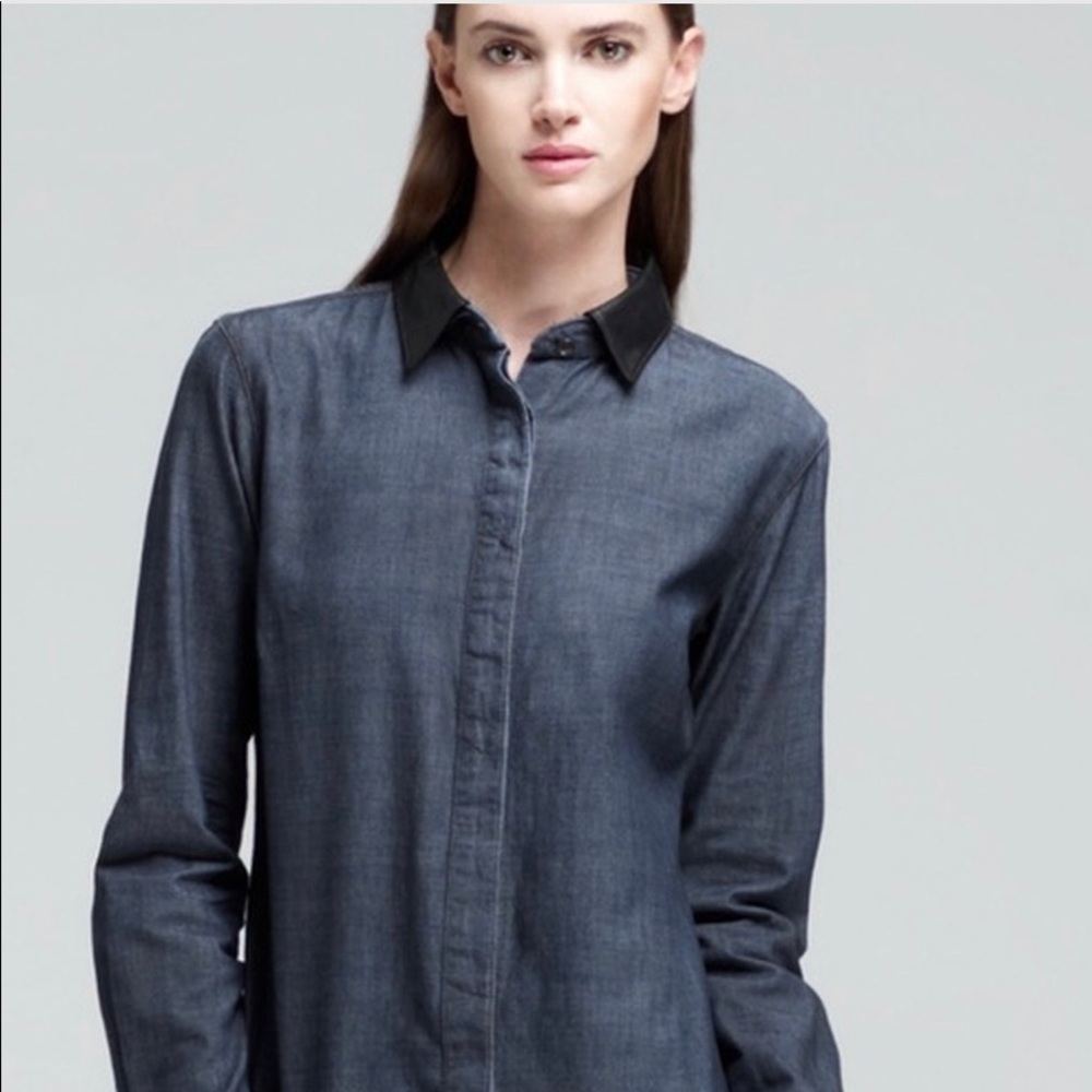 Rag & Bone Blue Jean Button Up sz Small